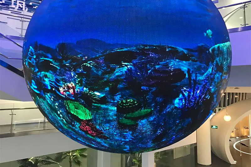 P2.5LED creative spherical display4
